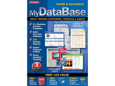 Avanquest MyDatabase Home & Business for 3 Users, Windows, Download (AW0027)