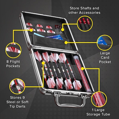 Casemaster Ternion Aluminum Dart Case (36-0404-01)