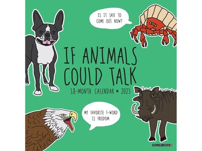 2023 Willow Creek If Animals Could Talk 12 x 12 Monthly Wall Calendar (26427)