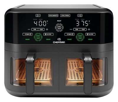 Chefman 6QT TurboFry Touch Dual Window Air Fryer