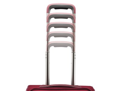 Samsonite Silhouette 17 Polyester Carry-On Spinner Luggage, Merlot (139016-2136)