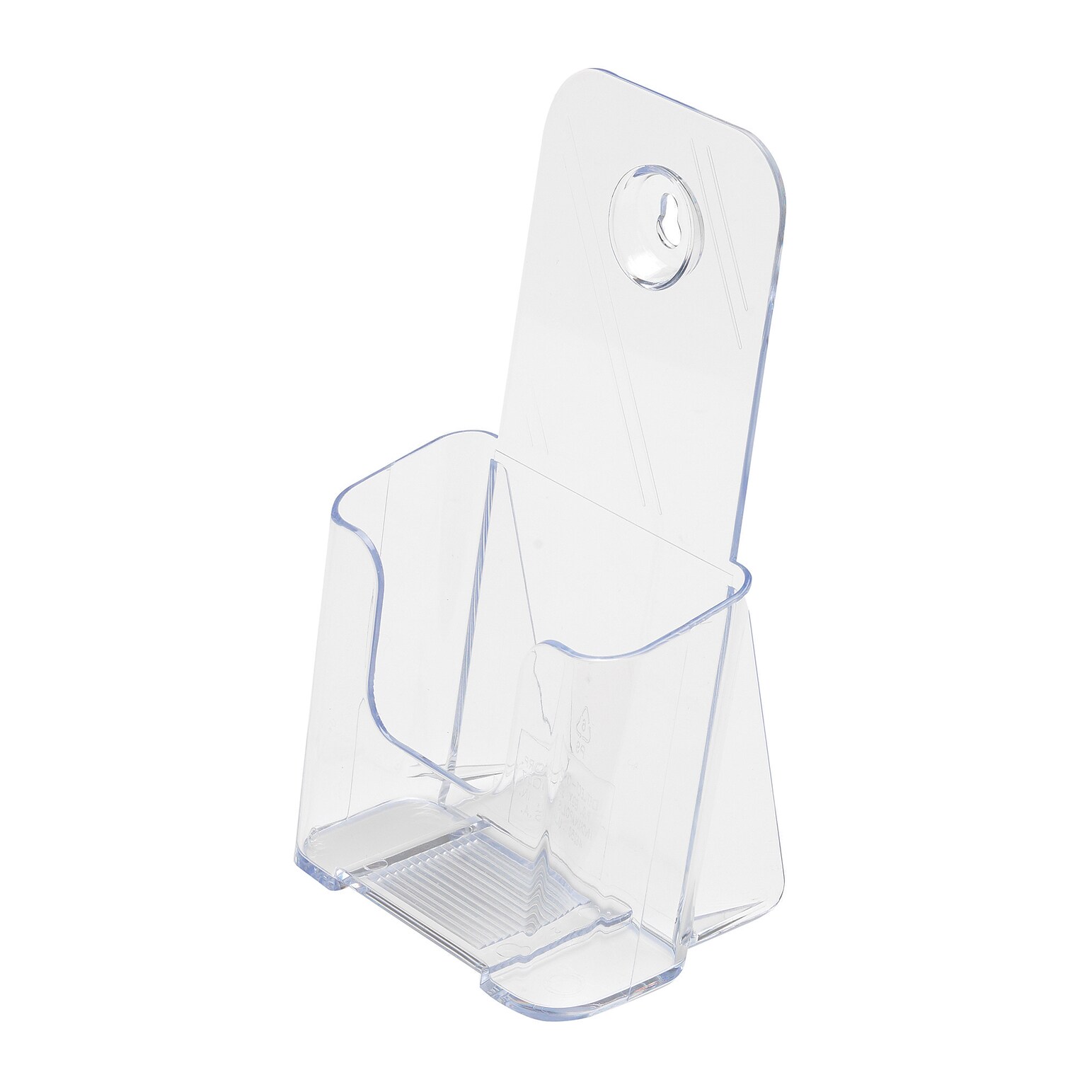 Deflecto Leaflet Size Literature Holder, Clear Plastic (77501)