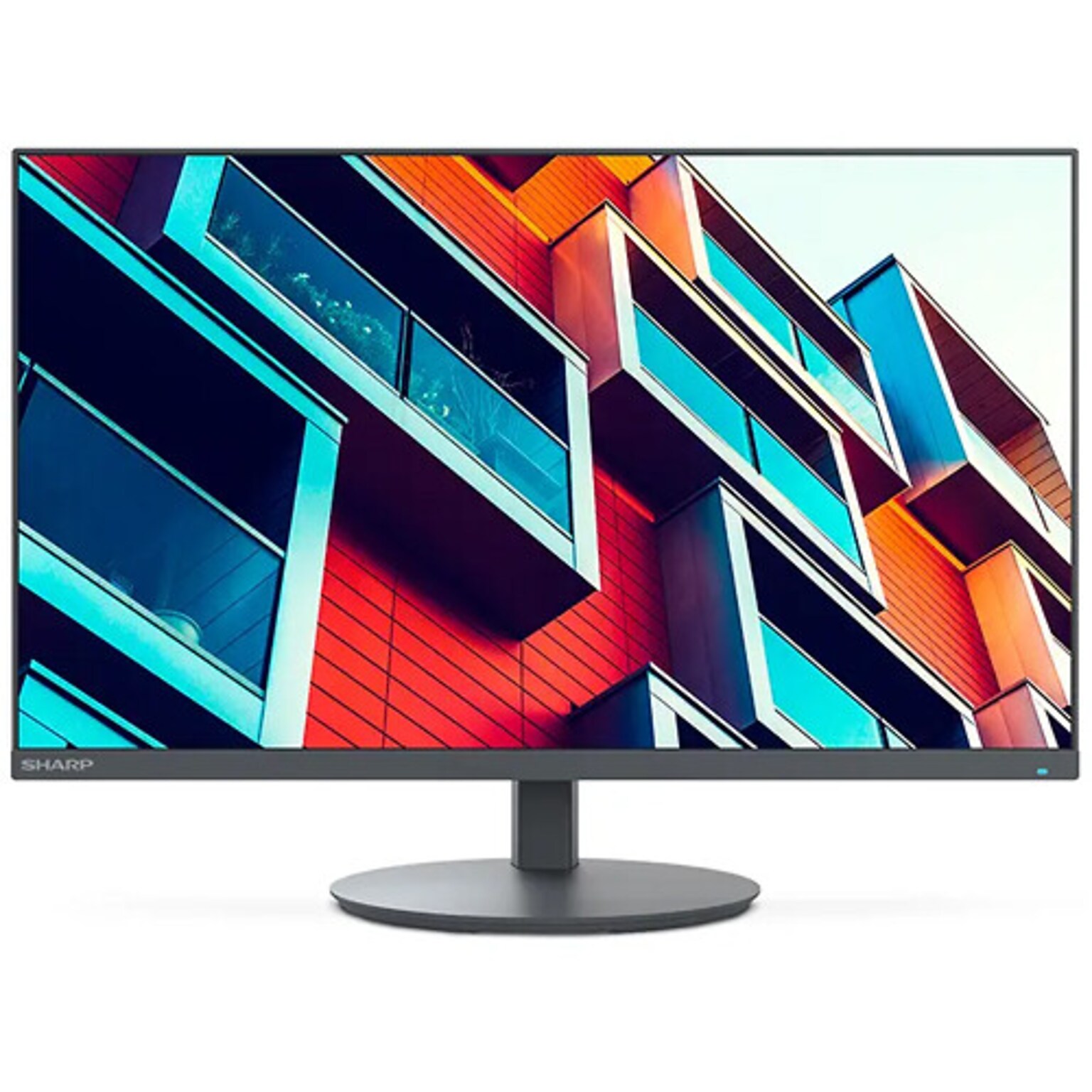 Sharp MultiSync 22 FHD VA 75Hz Desktop Monitor, Built-In Speaker, Height Adjustable, Black (DD-E224FL)