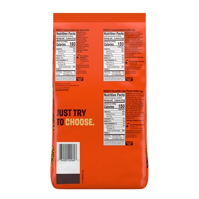 Reeses Snack Size Assorted Milk Chocolate Peanut Butter Variety Bag, 28.05 oz. (HEC40060)
