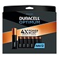 Duracell Optimum AAA Alkaline Battery, 12/Pack (OPT2400B12PRT)