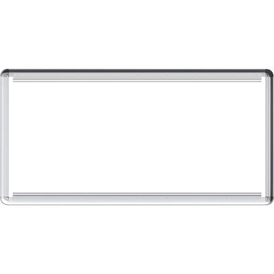 Lorell Mounting Frame for Whiteboard, 72 x 36, Silver (LLR18322)