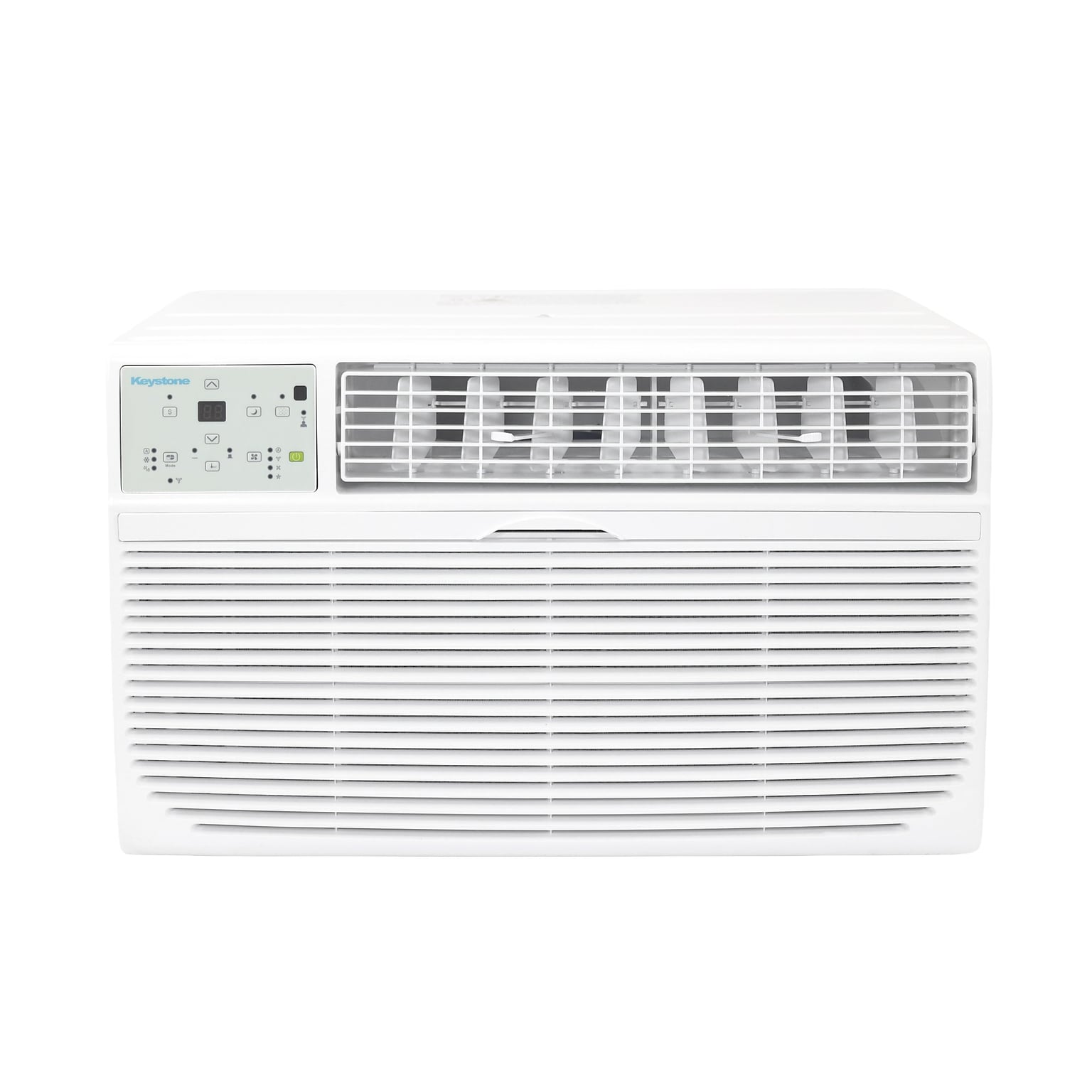Keystone 115-Volt 8000 BTU Wall Air Conditioner with Remote, White (KSTAT08-1E)