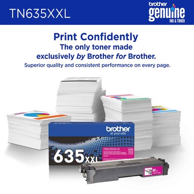 Brother TN635XXL Super High Yield Magenta Toner Cartridge (TN635XXLM)