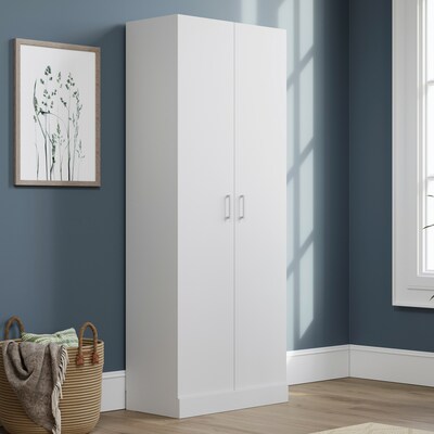 Sauder Select 60H Storage Cabinet with 3 Shelves, White (433286)