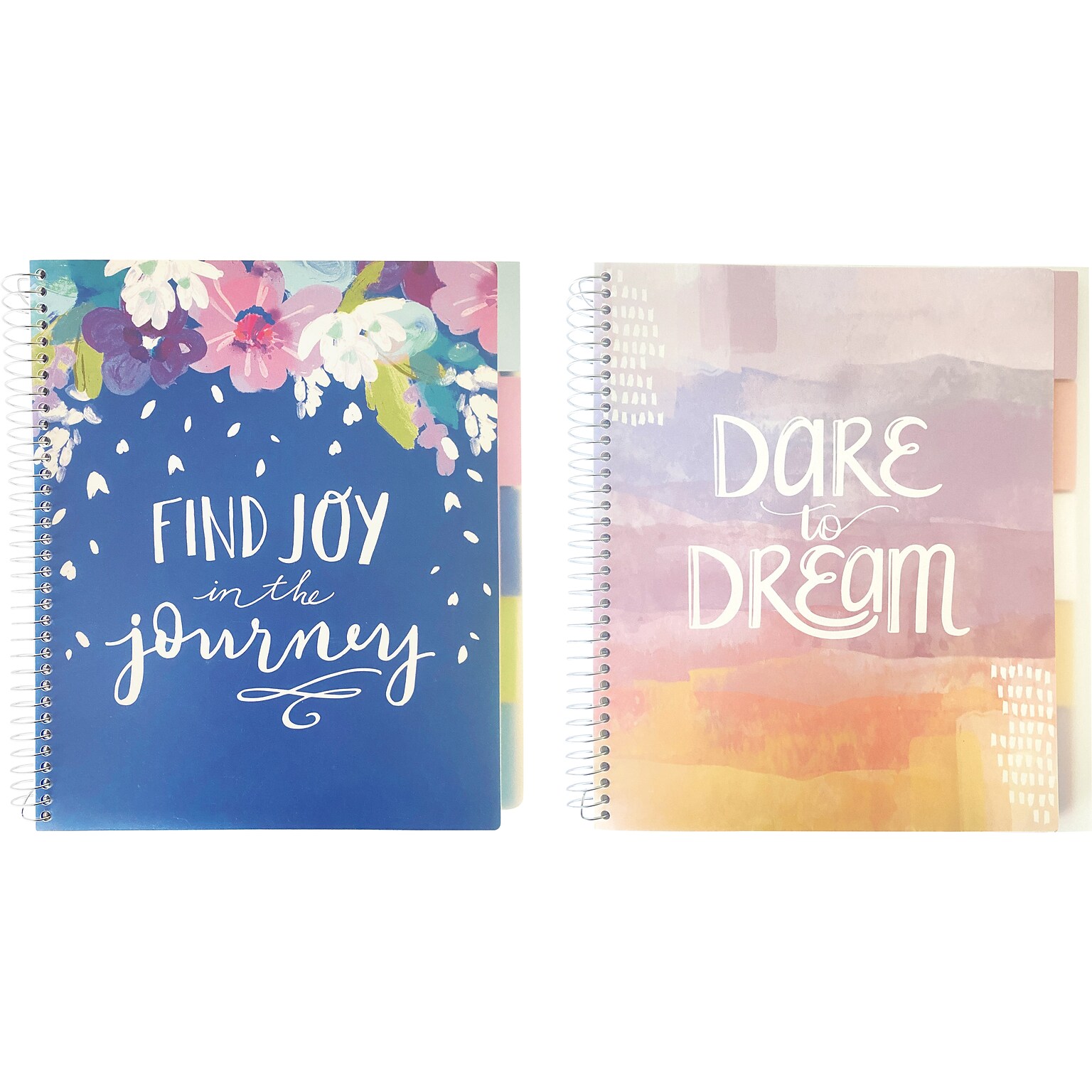 Carolina Pad Silver Lining 5-Subject Notebook, 9.75 x 11, College-Ruled, 150 Sheets, Assorted Colors (17504)