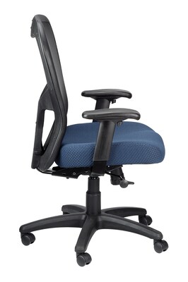 Tempur-Pedic Ergonomic Fabric/Mesh Swivel Task Chair, Navy/Black (TP9000-C-NVY)