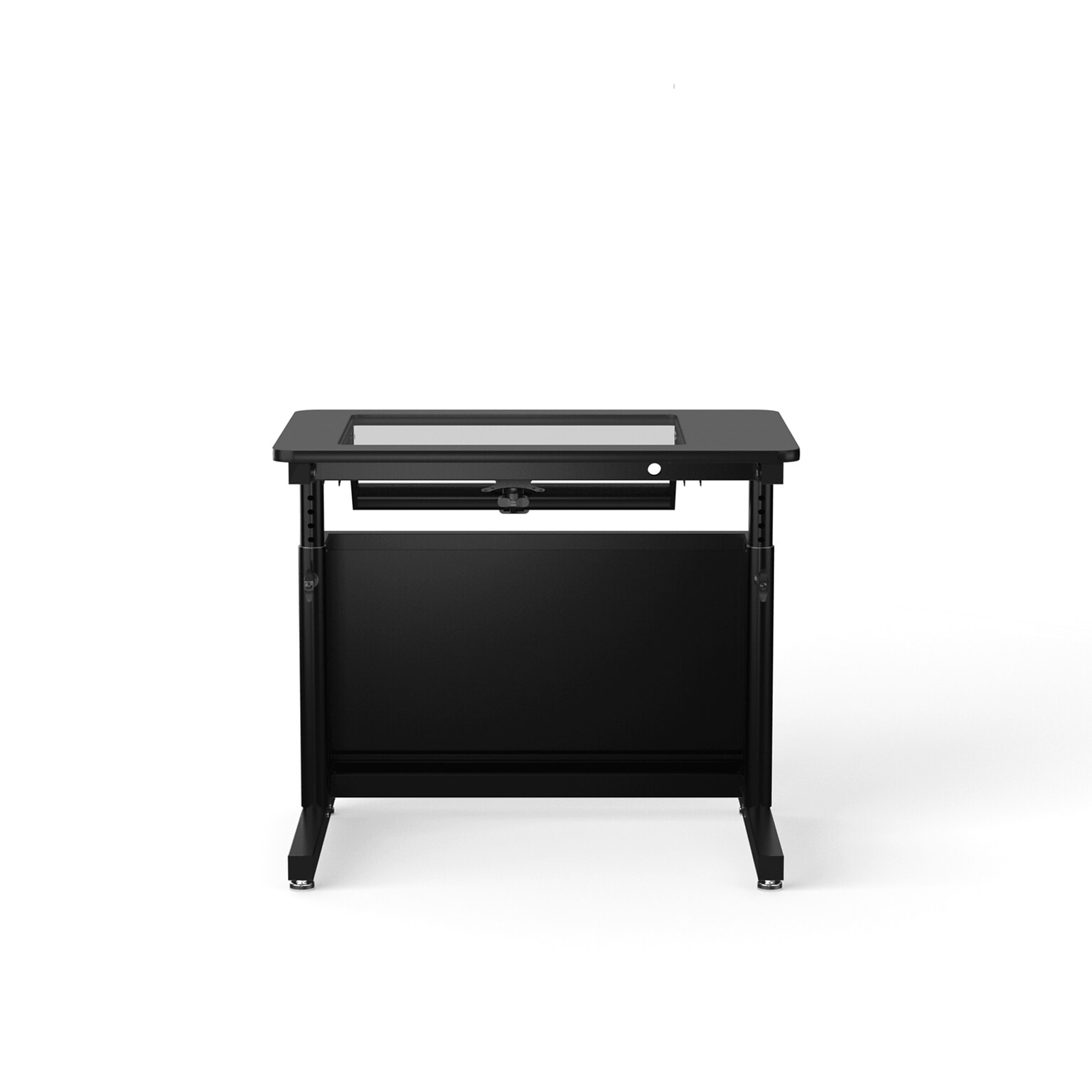 VersaDesk Downview 36W Manual Adjustable Standing Computer Table, Black (DVT3624-BB)