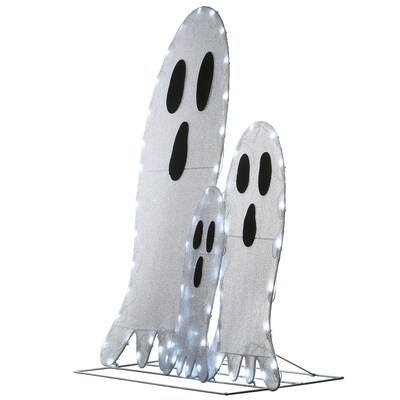 National Tree Company 36" Pre-Lit Ghost Trio (DF-21070011L)