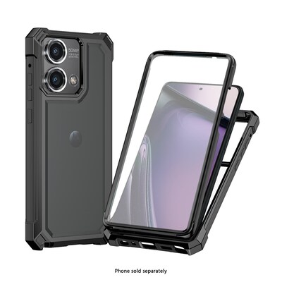 SaharaCase Raider Series GRIP Case for Motorola Moto G Power 5G, Shock Absorbing, Black (CP00785)