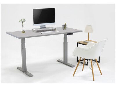 Fellowes Cambio 24.75-50.25H Adjustable Standing Desk, Gray (9788301)