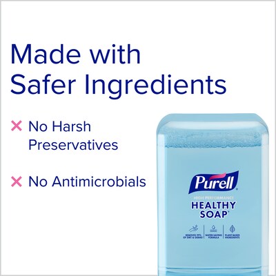 PURELL HEALTHY SOAP Foaming Hand Soap Refill for ES10 Dispenser, Light Fragrance Scent, 1200 ml, 2/Carton (8371-02)
