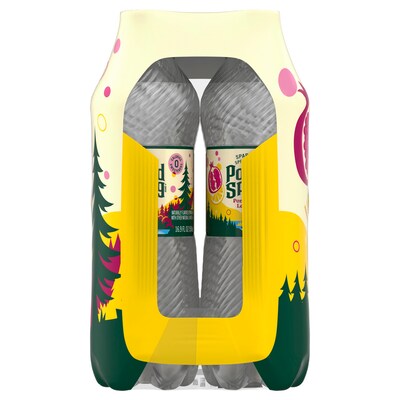 Poland Spring Pomegranate Lemonade Sparkling Purified Water, 16.9 oz., 24/Carton (12349576)