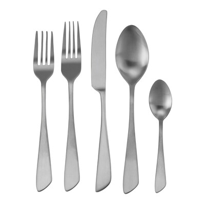 MegaChef Gibbous Stainless Steel Flatware Set,  20 Piece (937112461M)