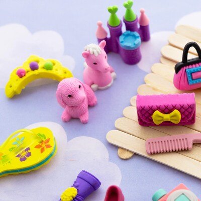Bazic Princess Bash 3D Eraser, 4 Erasers/Set, 24/Sets (BAZ2251)