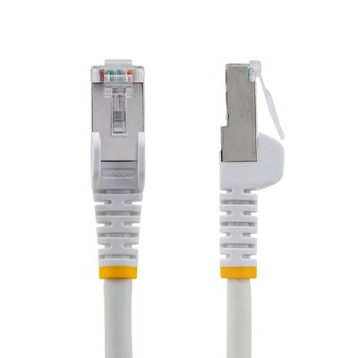 StarTech 75 ft. CAT-6a Ethernet Cable, 27AWG, White (NLWH-75F-CAT-6a-PATCH)