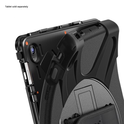 SaharaCase Raider X Series TPU 13.1" Heavy Duty Hand Strap Case for Galaxy Tab S10 FE+, Black (TB00473)