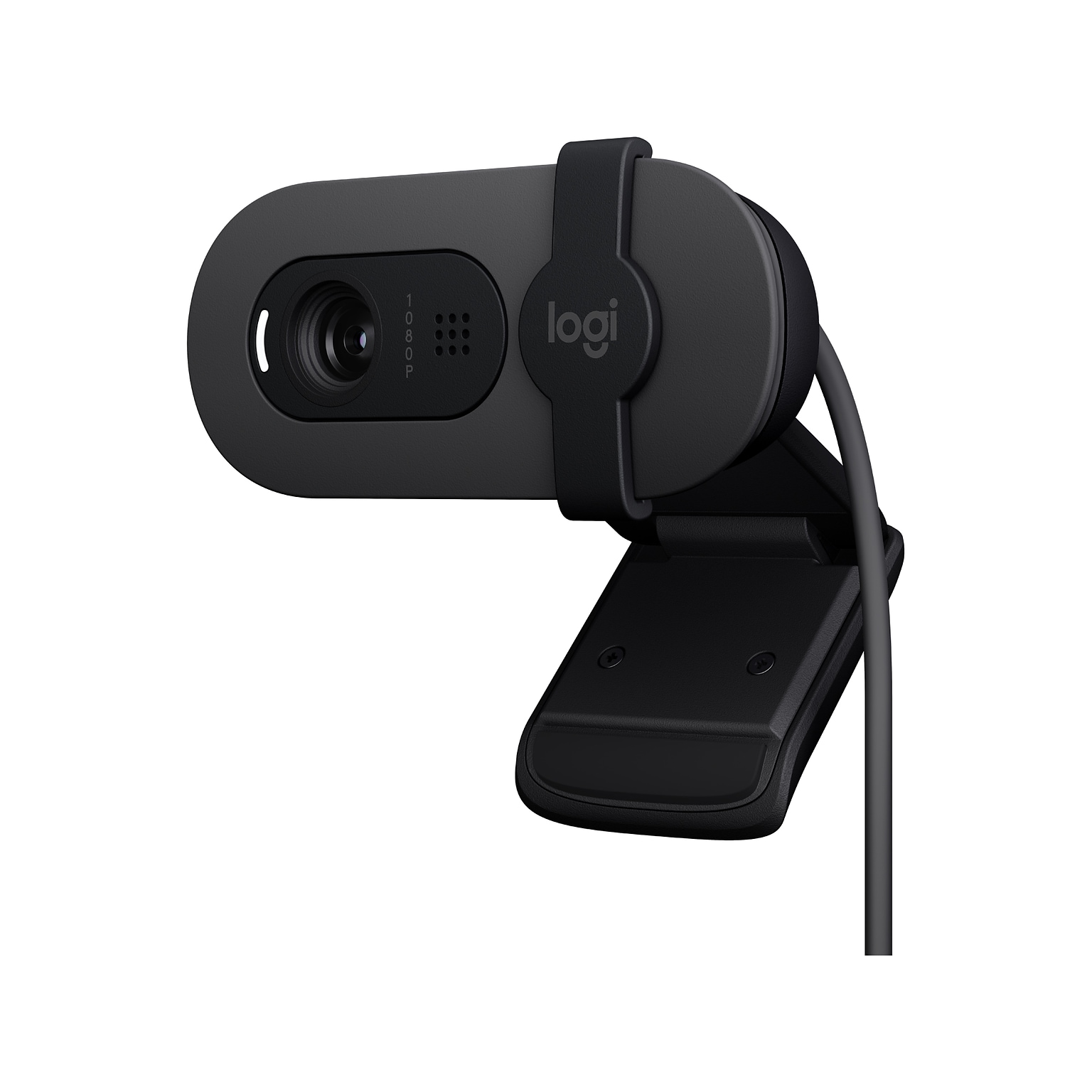 Logitech Brio 100 Full HD 1080p Webcam, 2 Megapixels, Graphite (960-001580)
