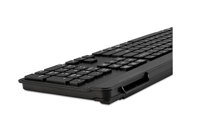 Kensington KB201C Simple Solutions Wired Keyboard with Smart Card Reader, Black (K75454TAA)
