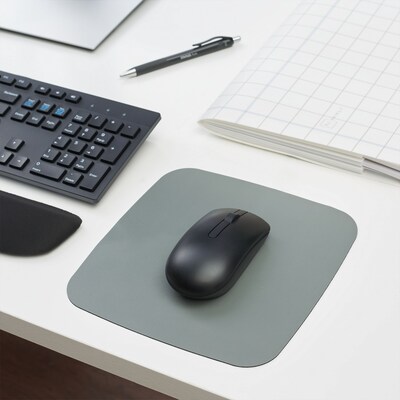 Quill Brand® Ultrathin Mouse Pad, Grey