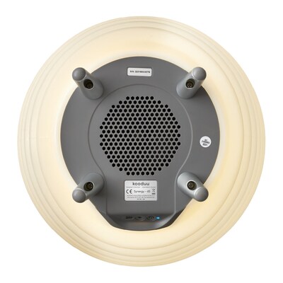 Kooduu Synergy 65 28.25" LED Speaker Lamp with USB Port, White (1208-02)