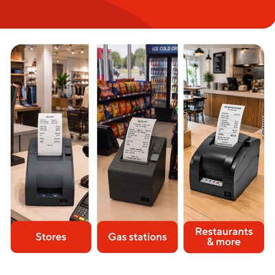 Staples Thermal Cash Register/POS Rolls, 2 5/16" x 200', 24/Carton (28392/492000)