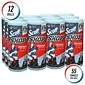 Scott Shop Original Paper Wipers, Blue, 55 sheets/Roll, 12 Rolls/Carton (75147)