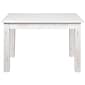 Flash Furniture HERCULES Series 46" Farm Dining Table, Rustic White (XAF46X30WH)