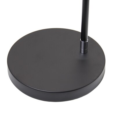 Simple Designs Sleek Essentials 54.5" Metal Floor Lamp with Wire Cage Shade, Black (LF1050-BLK)