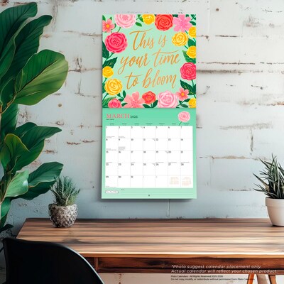 2026 Plato Bonnie Marcus 12" x 12" Monthly Wall Calendar (9798330701582)