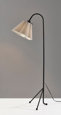 Adesso Kendra 62" Floor Lamp with Empire Shade (9409-01)