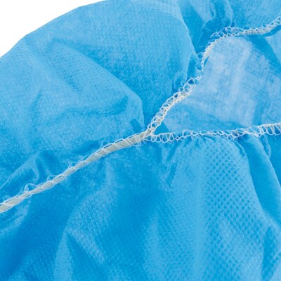 Global Industrial Standard Disposable Shoe Covers, Size 12-15, Blue, 150 Pairs/Case (708197BBL)