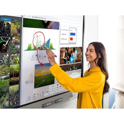 Smart Board MX 75" Wall Mountable All-In-One Interactive Display for Digital Signage (MX275-V5)