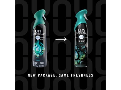 Febreze Unstopables Air Freshener Aerosol, Fresh Scent, 8.8 fl. oz., 3/Pack (42723)
