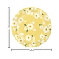 Creative Converting Sweet Daisy Party Dinner Plate, Yellow/White, 24/Pack (DTC372463DPLT)