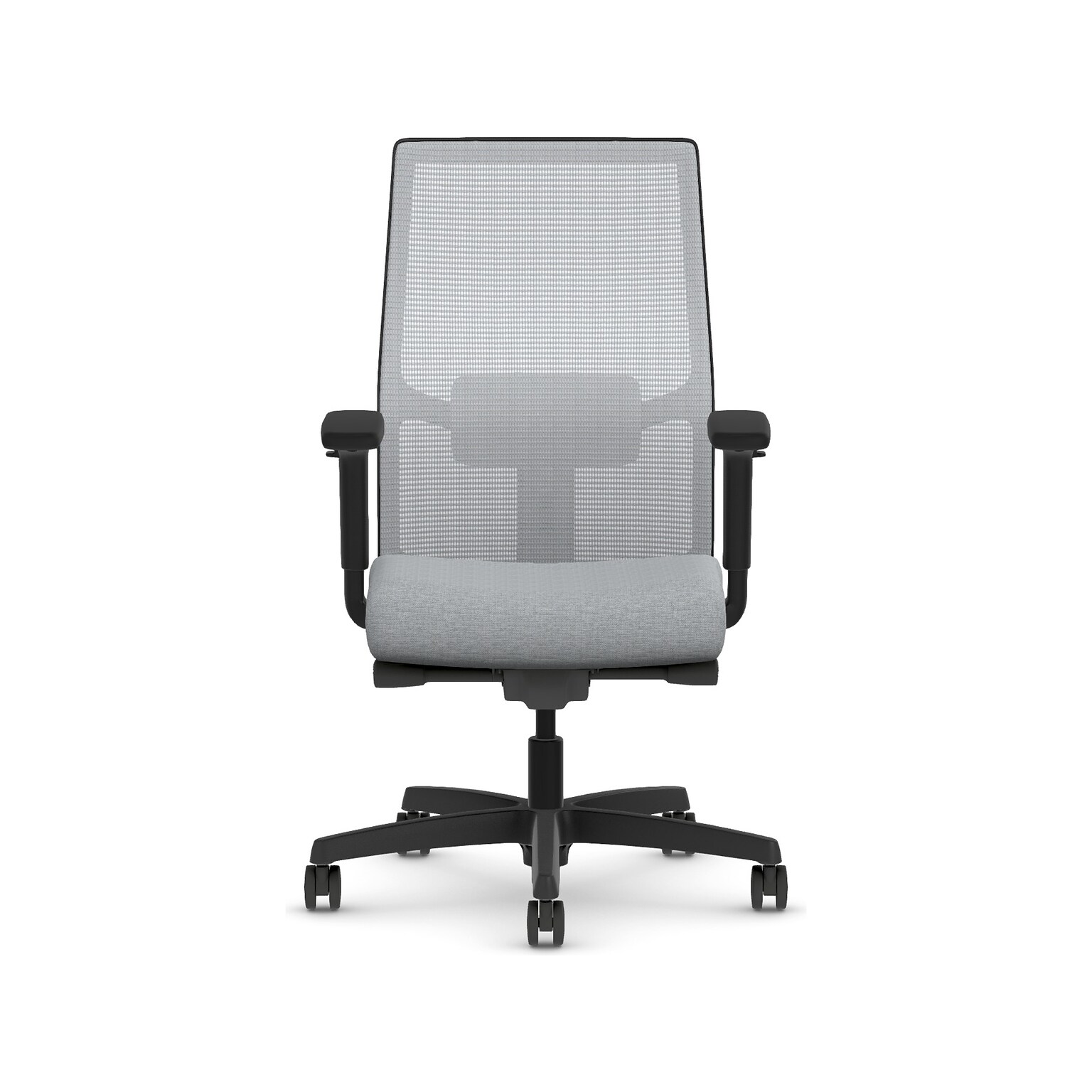 HON Ignition 2.0 Fabric/Mesh Swivel Task Chair, Cloud/Black (HIWMMKD.Y2.A.H.IF.HAML18.BL.SB.T)