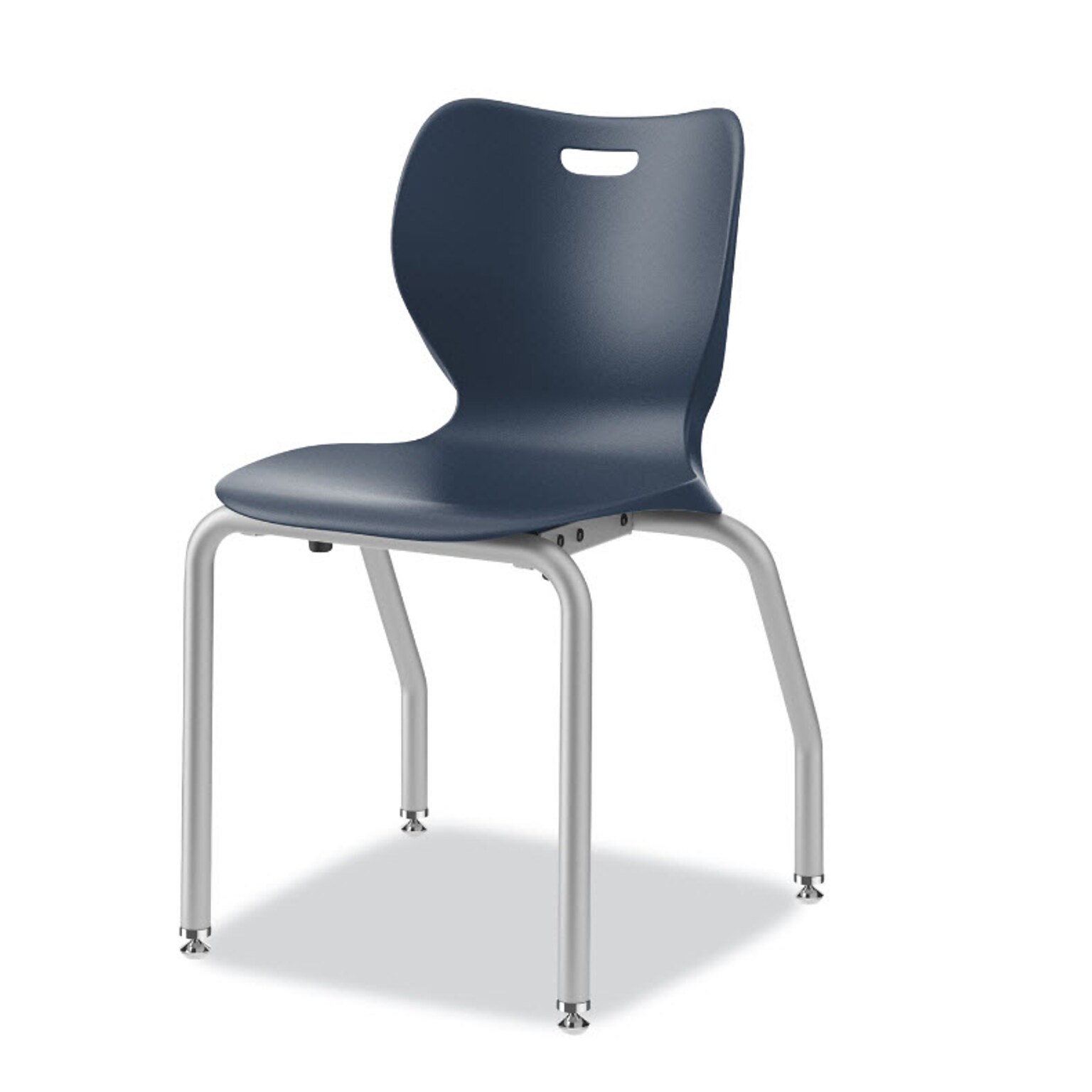 HON SmartLink 18”Student Stacking Chair, Polymer, Regatta/Platinum, 4/Carton (HONSL4L18EREP)