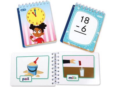 Learning Resources Skill Builders! First-Grade Flash Card Flip-Books, 3 Books/Pack (LER6193)