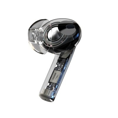 Noise Master Buds Wireless Active Noise Canceling Earbuds, Bluetooth, Silver (NBX-105SIL)
