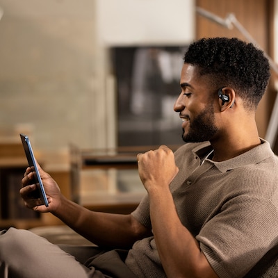 Shokz OpenFit™ 2 Wireless Active Noise Canceling Open-Ear Earbuds & Charging Case, Bluetooth, Black (T920-ST-BK-US)