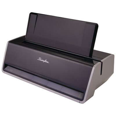 Swingline® Commercial Electric 2-Hole Punch, 28 Sheet Capacity, Black(A7074532)