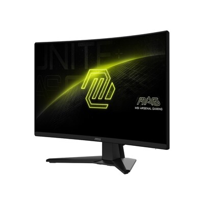 MSI MAG Series 24" Curved FHD 180Hz LED Adaptive-Sync Gaming Monitor, HDR10, Metallic Black (MAG244C)