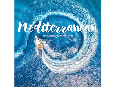 2025 Willow Creek Mediterranean 12 x 12 Monthly Wall Calendar (46487)