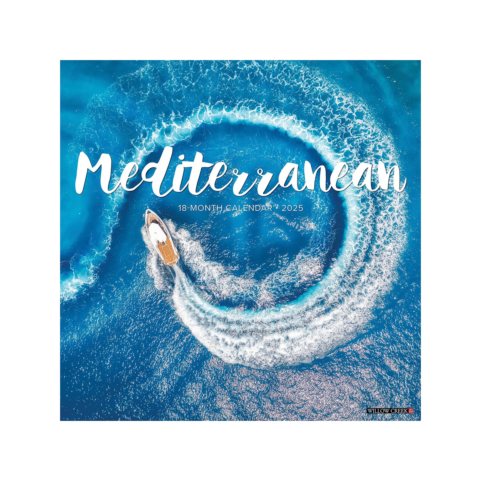 2025 Willow Creek Mediterranean 12 x 12 Monthly Wall Calendar (46487)