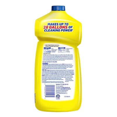 Lysol Power Clean Concentrated Multi-Surface Cleaner, Sparkling Lemon & Sunflower Essence Scent, 28 oz, 9/Carton (19200-82513CT)