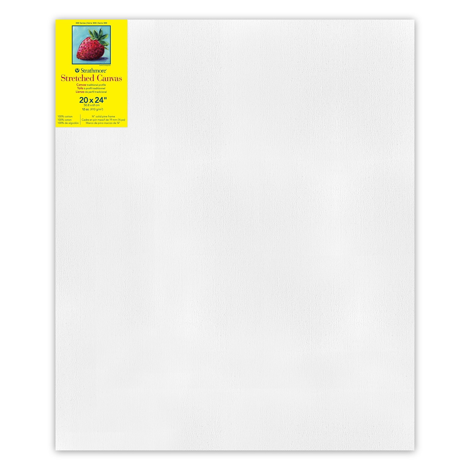 Strathmore 300 Series Traditional Stretched Canvas, 20 x 24 (STT31320)